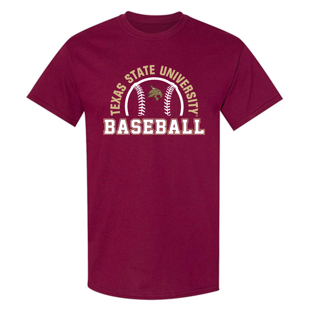 Texas State - NCAA Baseball : Carson Laws - Classic Shersey T-Shirt