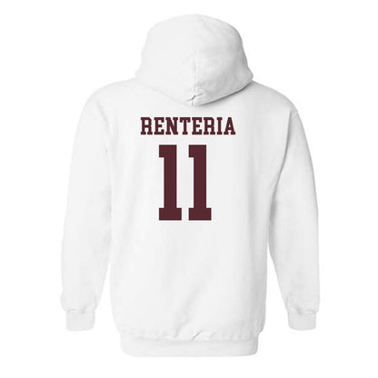 Texas State - NCAA Softball : Ava Renteria - Classic Shersey Hooded Sweatshirt-1