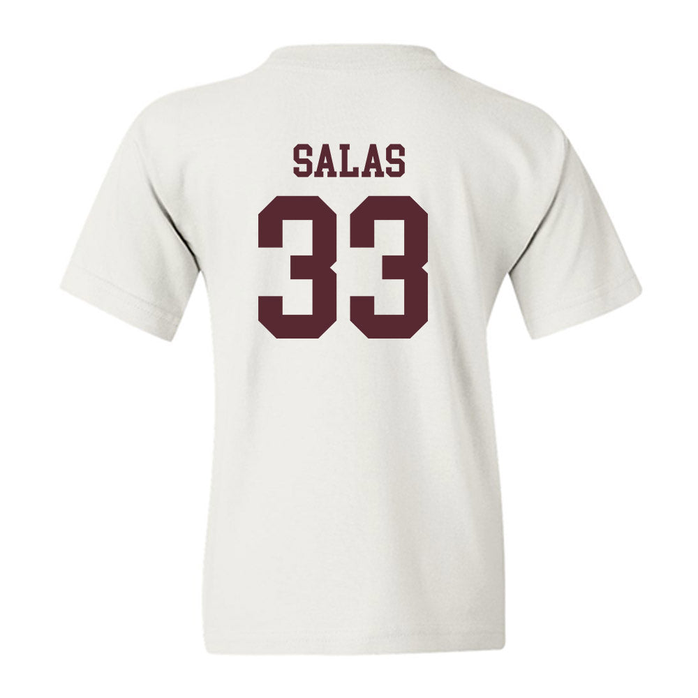 Texas State - NCAA Baseball : Manny Salas - Classic Shersey Youth T-Shirt-1