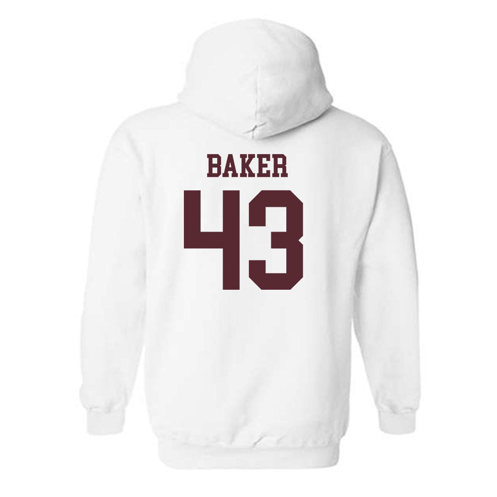 Texas State - NCAA Baseball : Caden Baker - Classic Shersey Hooded Sweatshirt-1