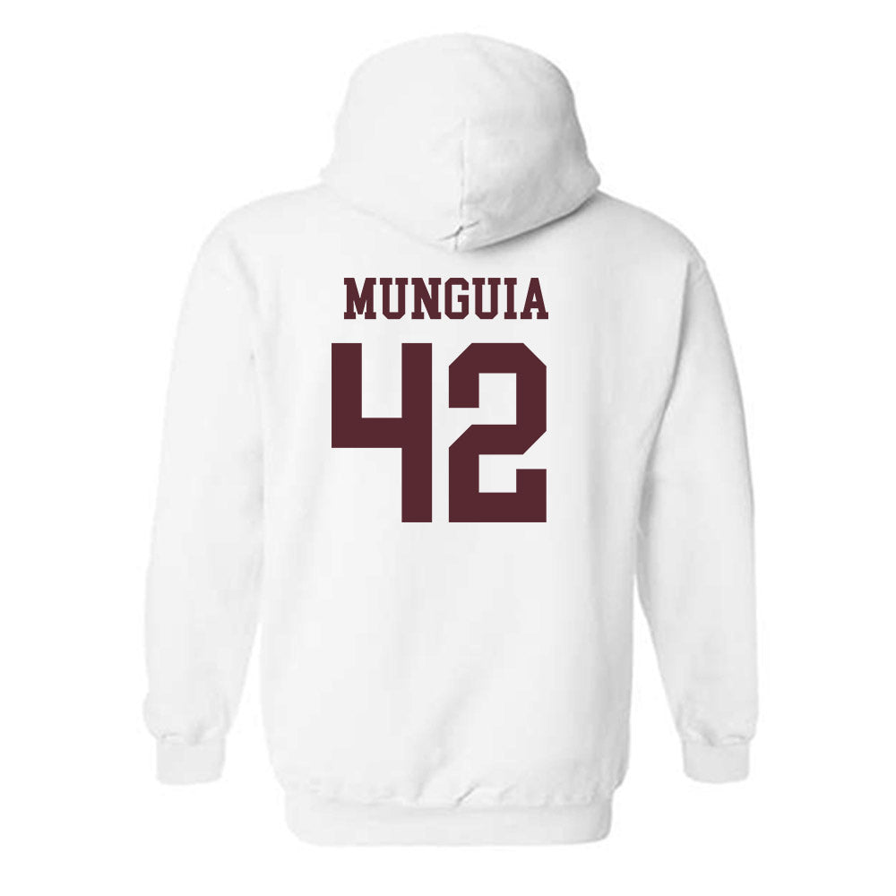 Texas State - NCAA Baseball : Austin Munguia - Classic Shersey Hooded Sweatshirt-1