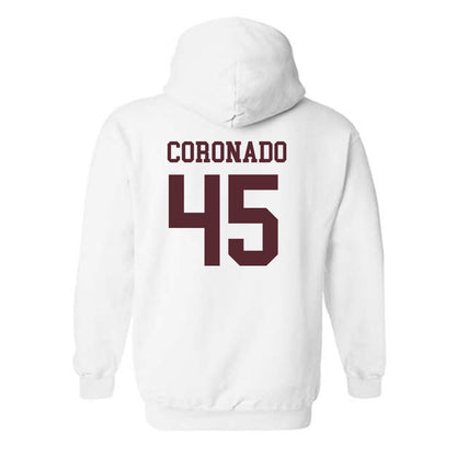 Texas State - NCAA Baseball : Victor Coronado - Classic Shersey Hooded Sweatshirt-1
