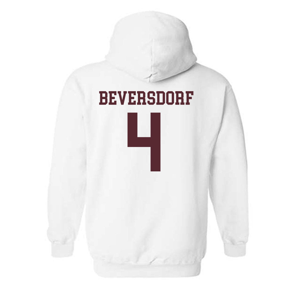 Texas State - NCAA Baseball : Alec Beversdorf - Classic Shersey Hooded Sweatshirt-1