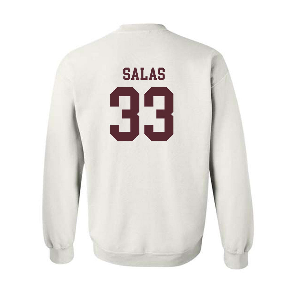 Texas State - NCAA Baseball : Manny Salas - Classic Shersey Crewneck Sweatshirt-1