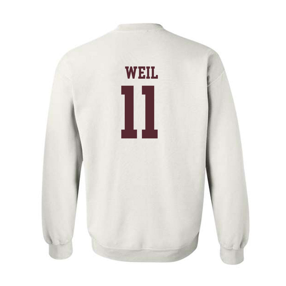 Texas State - NCAA Baseball : Kameron Weil - Crewneck Sweatshirt Classic Shersey