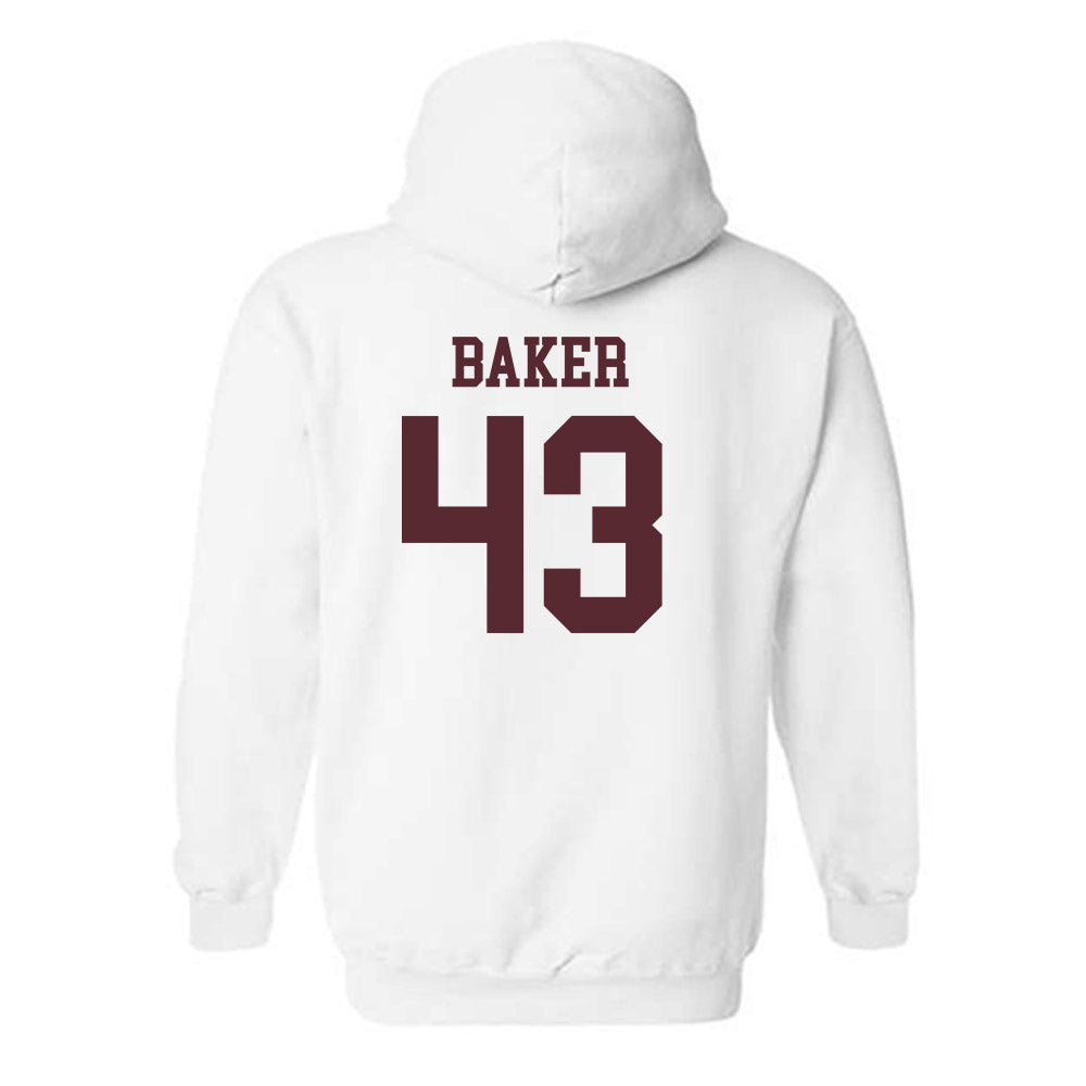 Texas State - NCAA Baseball : Caden Baker - Classic Shersey Hooded Sweatshirt-1