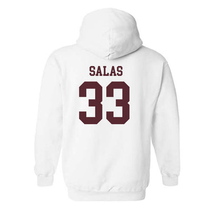 Texas State - NCAA Baseball : Manny Salas - Classic Shersey Hooded Sweatshirt-1