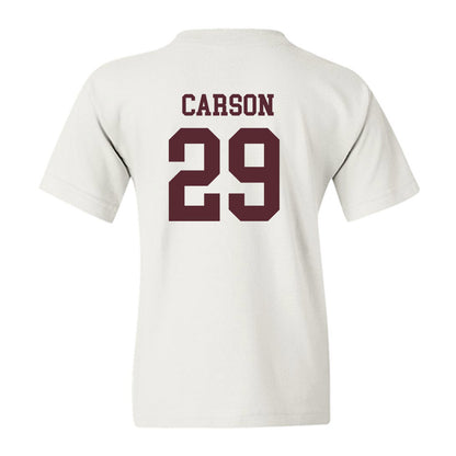 Texas State - NCAA Baseball : Tanner Carson - Classic Shersey Youth T-Shirt-1