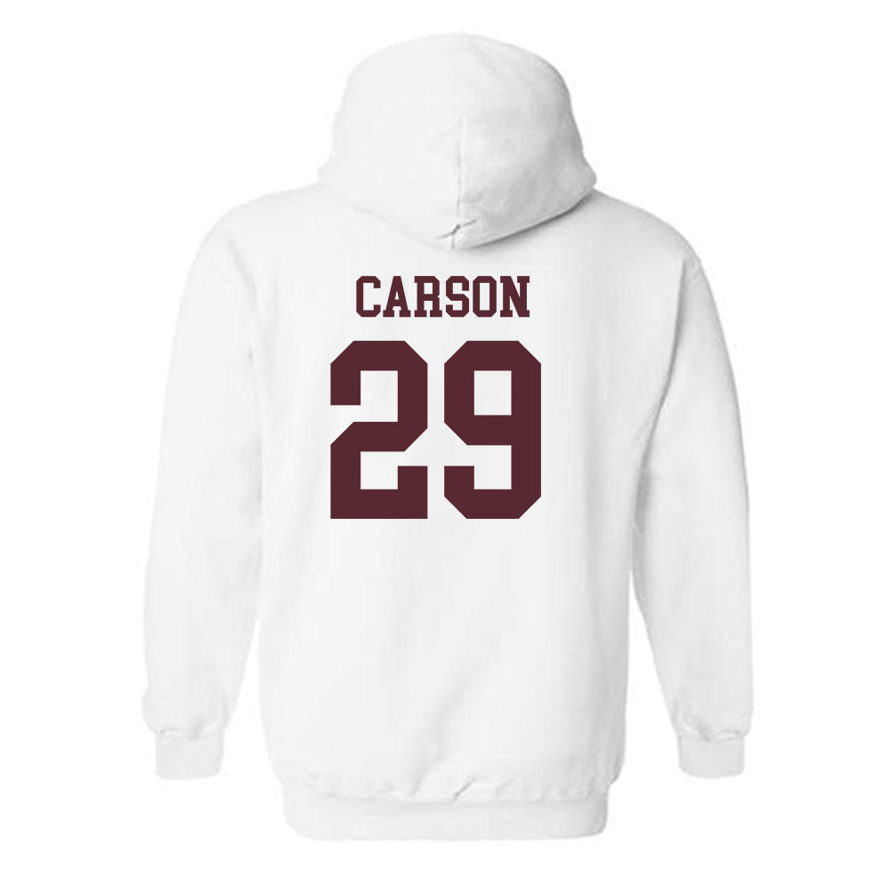 Texas State - NCAA Baseball : Tanner Carson - Classic Shersey Hooded Sweatshirt-1