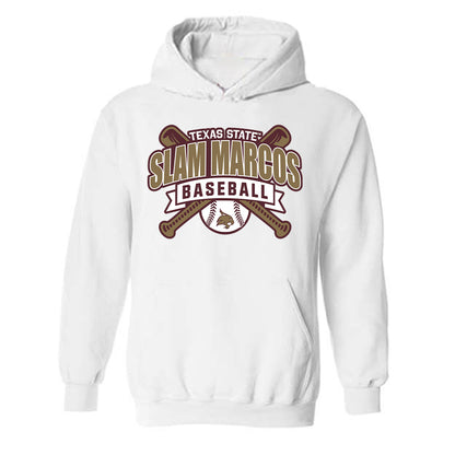Texas State - NCAA Baseball : Victor Coronado - Classic Shersey Hooded Sweatshirt-0
