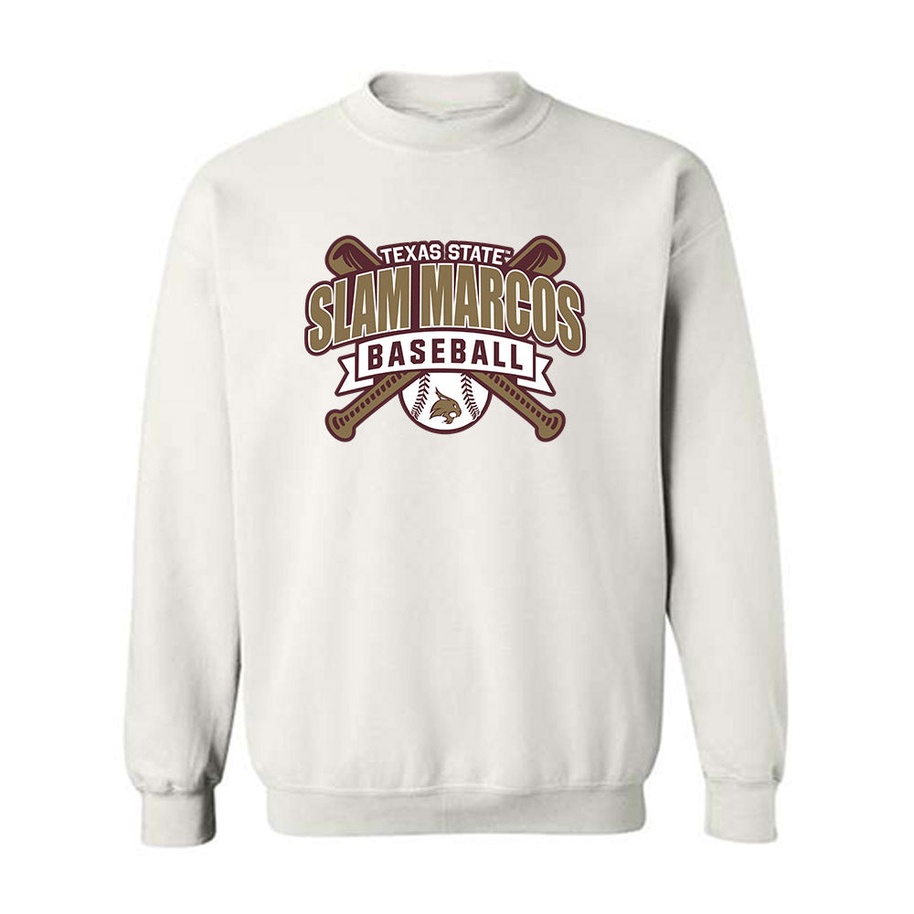 Texas State - NCAA Baseball : Jesus Tovar - Classic Shersey Crewneck Sweatshirt-0