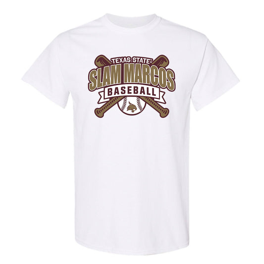 Texas State - NCAA Baseball : Carson Laws - Classic Shersey T-Shirt