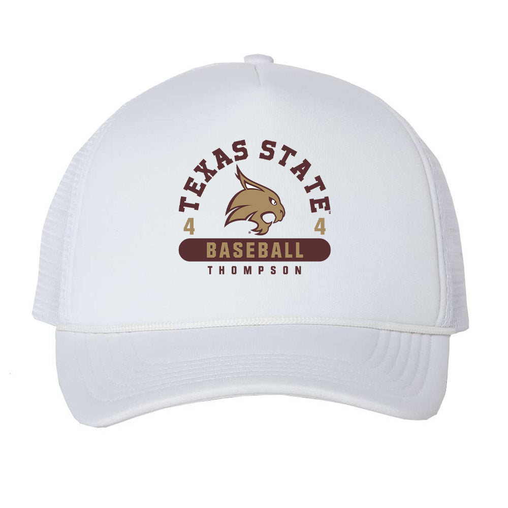 Texas State - NCAA Baseball : Cam Thompson - Trucker Hat