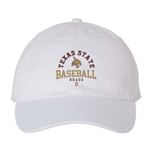 Texas State - NCAA Baseball : Travis Bragg - Dad Hat-0