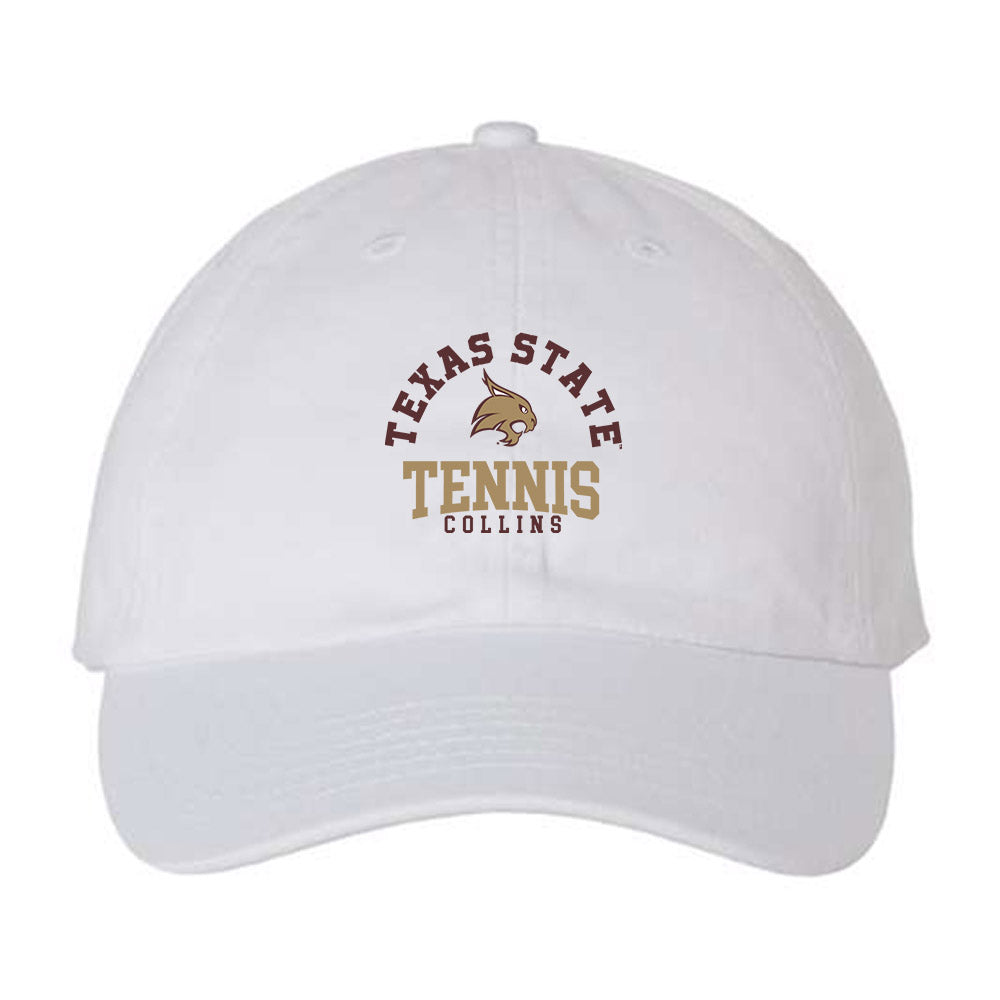 Texas State - NCAA Women's Tennis : Liv Collins - Dad Hat-0