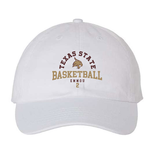 Texas State - NCAA Men's Basketball : Franck Emmou - Dad Hat-0