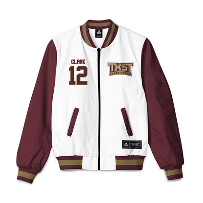 Texas State - NCAA Women's Volleyball : Alyssa Clark - Bomber Jacket-0