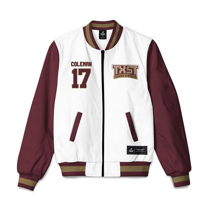Texas State - NCAA Softball : Aiyana Coleman - Bomber Jacket-0