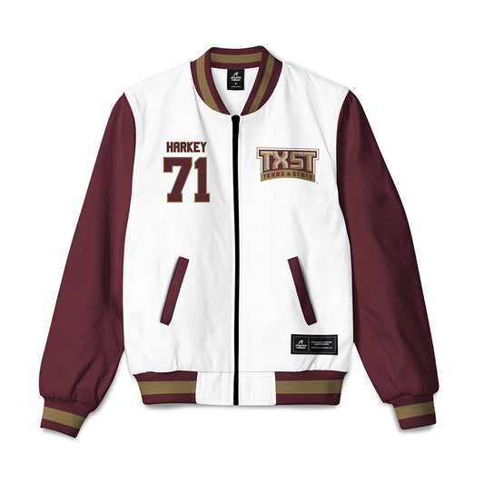 Texas State - NCAA Football : Alex Harkey - Bomber Jacket