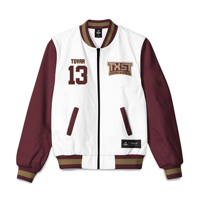 Texas State - NCAA Baseball : Jesus Tovar - Bomber Jacket-0
