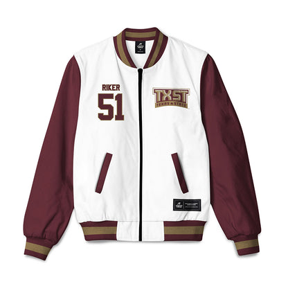 Texas State - NCAA Football : Brock Riker - Bomber Jacket-0