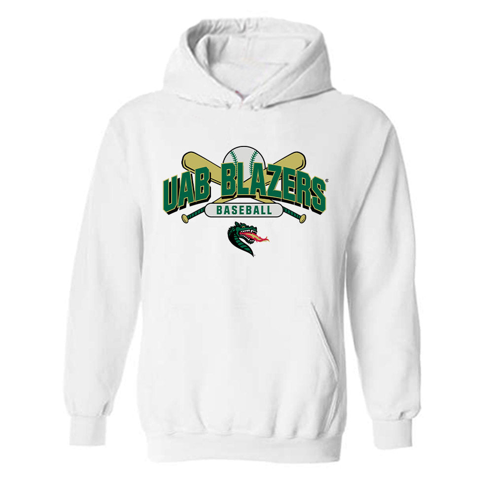 UAB - NCAA Baseball : Brooks House - Classic Shersey Hooded Sweatshirt