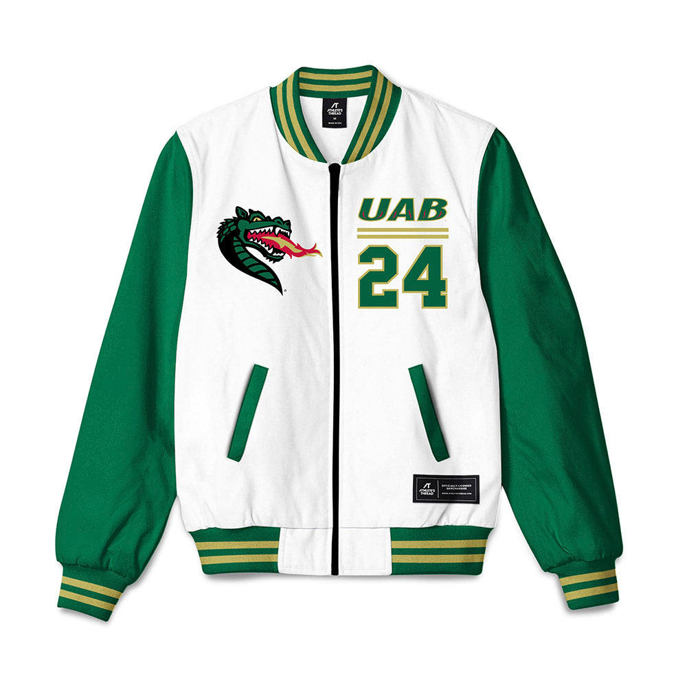 UAB - NCAA Women's Basketball : Tracey Bershers - Bomber Jacket