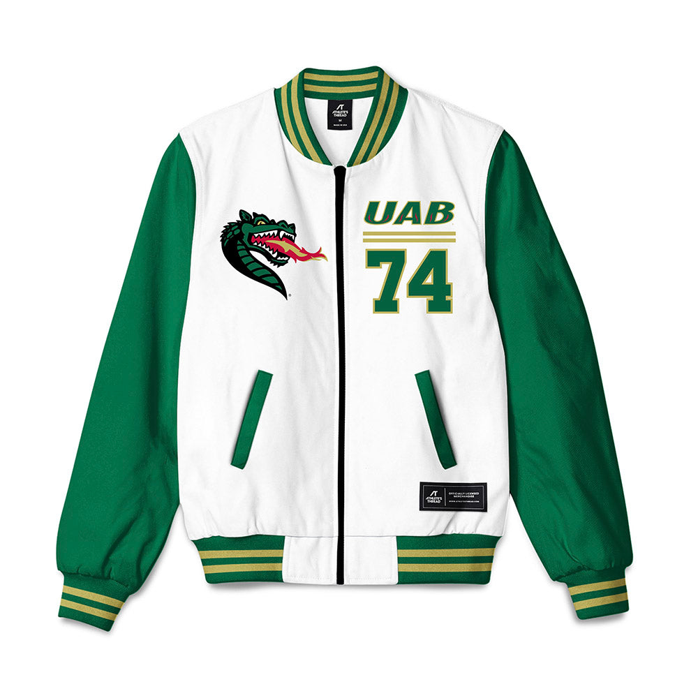 UAB - NCAA Football : Barry Walker - Bomber Jacket