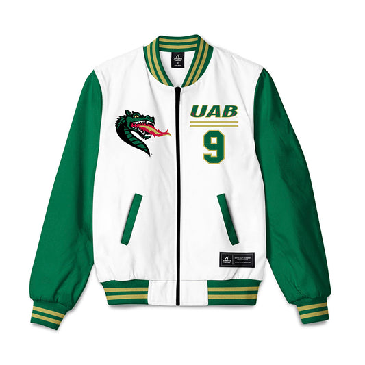 UAB - NCAA Football : Denver Warren - Bomber Jacket-0