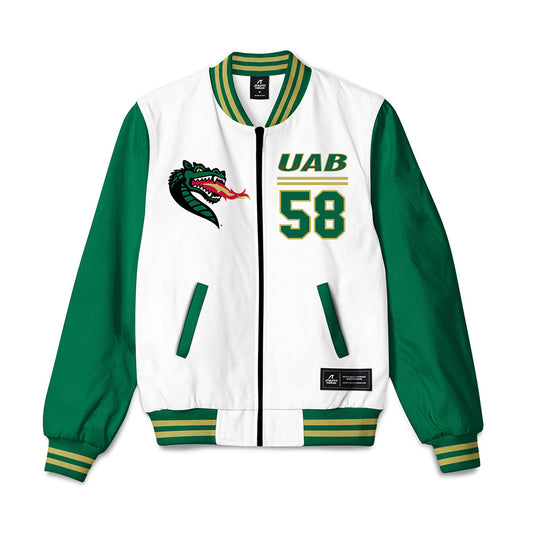 UAB - NCAA Football : JQuan Mason - Bomber Jacket-0