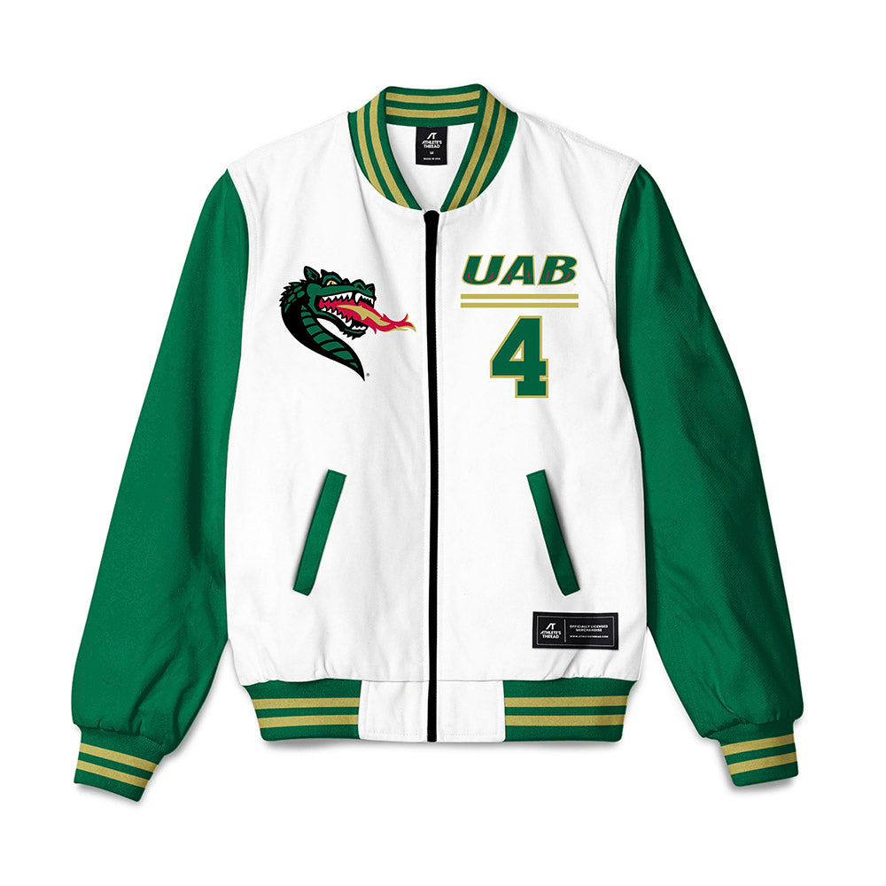 UAB - NCAA Football : Jevon Jackson - Bomber Jacket-0