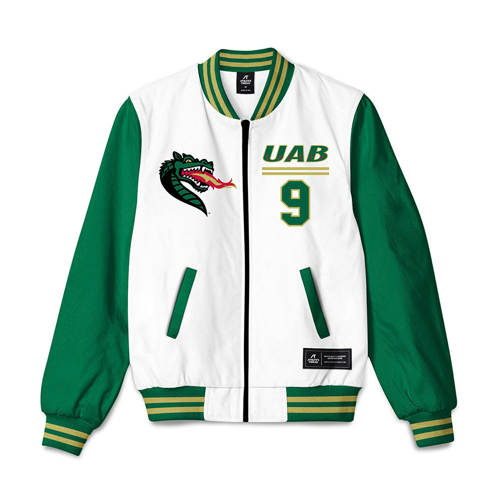 UAB - NCAA Football : Emmanuel Waller - Bomber Jacket