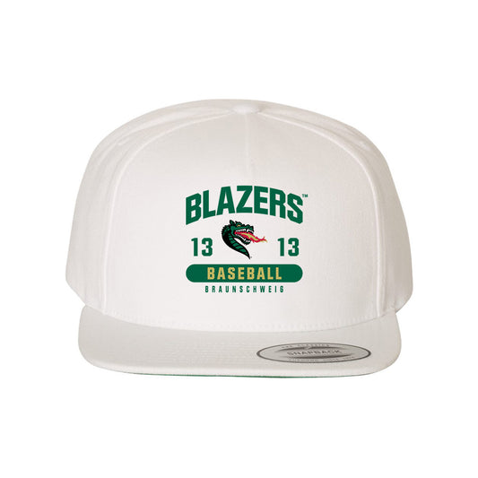 UAB - NCAA Baseball : Logan Braunschweig - Snapback Hat-0
