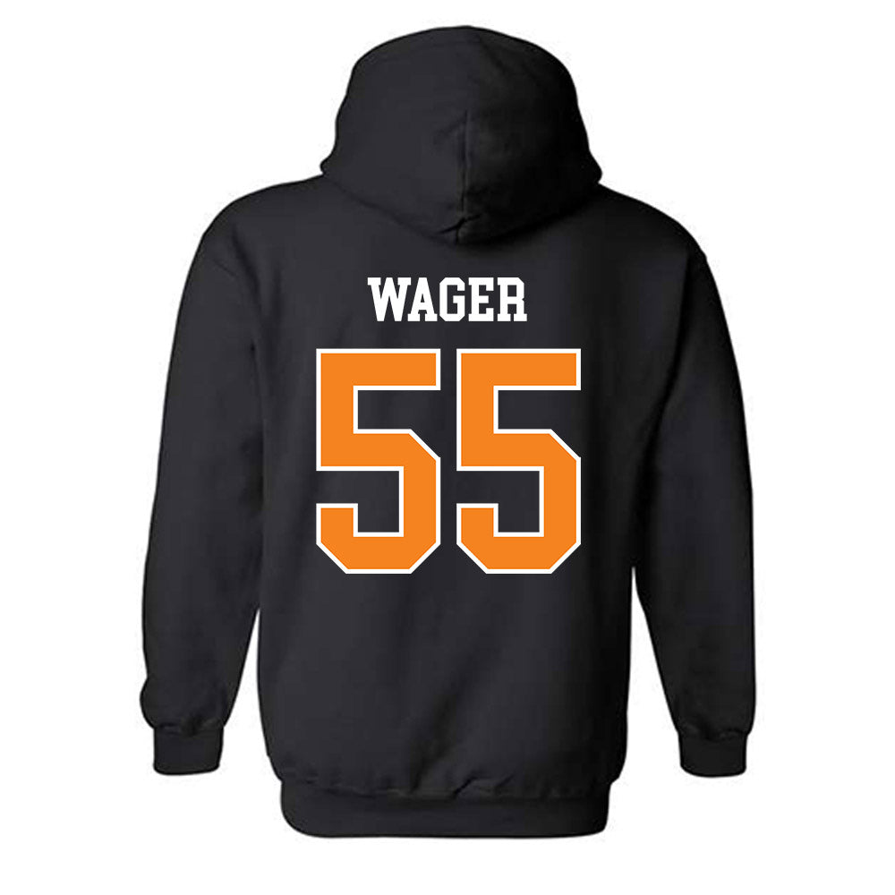 UT Martin - NCAA Baseball : Zachary Wager - Classic Shersey Hooded Sweatshirt-1