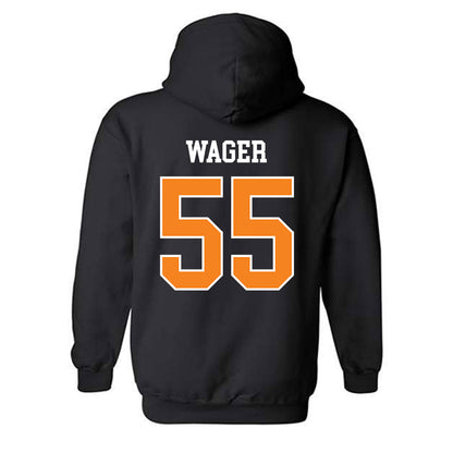 UT Martin - NCAA Baseball : Zachary Wager - Classic Shersey Hooded Sweatshirt-1