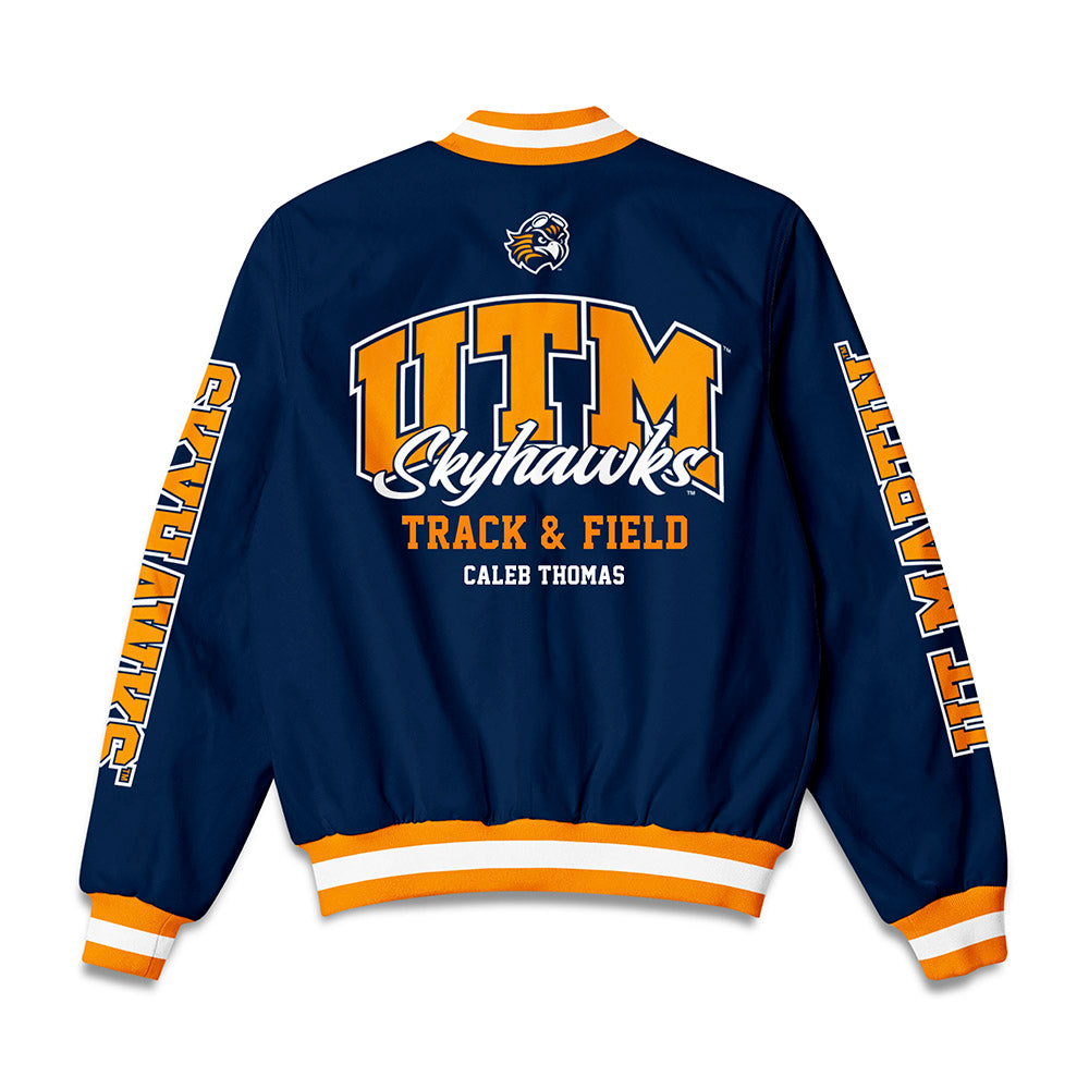 UT Martin - NCAA Men's Track & Field : Caleb Thomas - Bomber Jacket