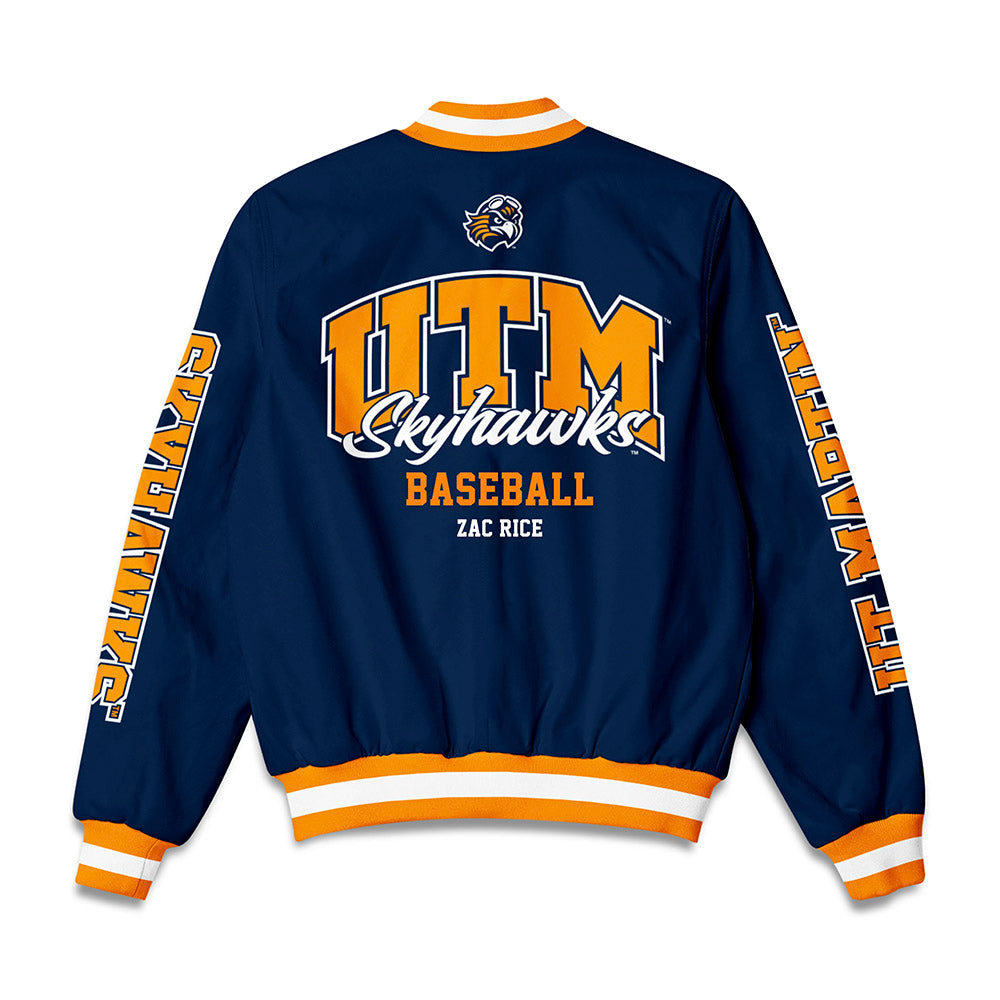 UT Martin - NCAA Baseball : Zac Rice - Bomber Jacket