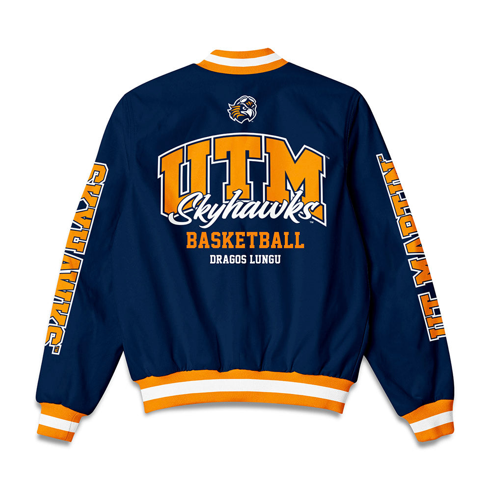 UT Martin - NCAA Men's Basketball : Dragos Lungu - Bomber Jacket-1