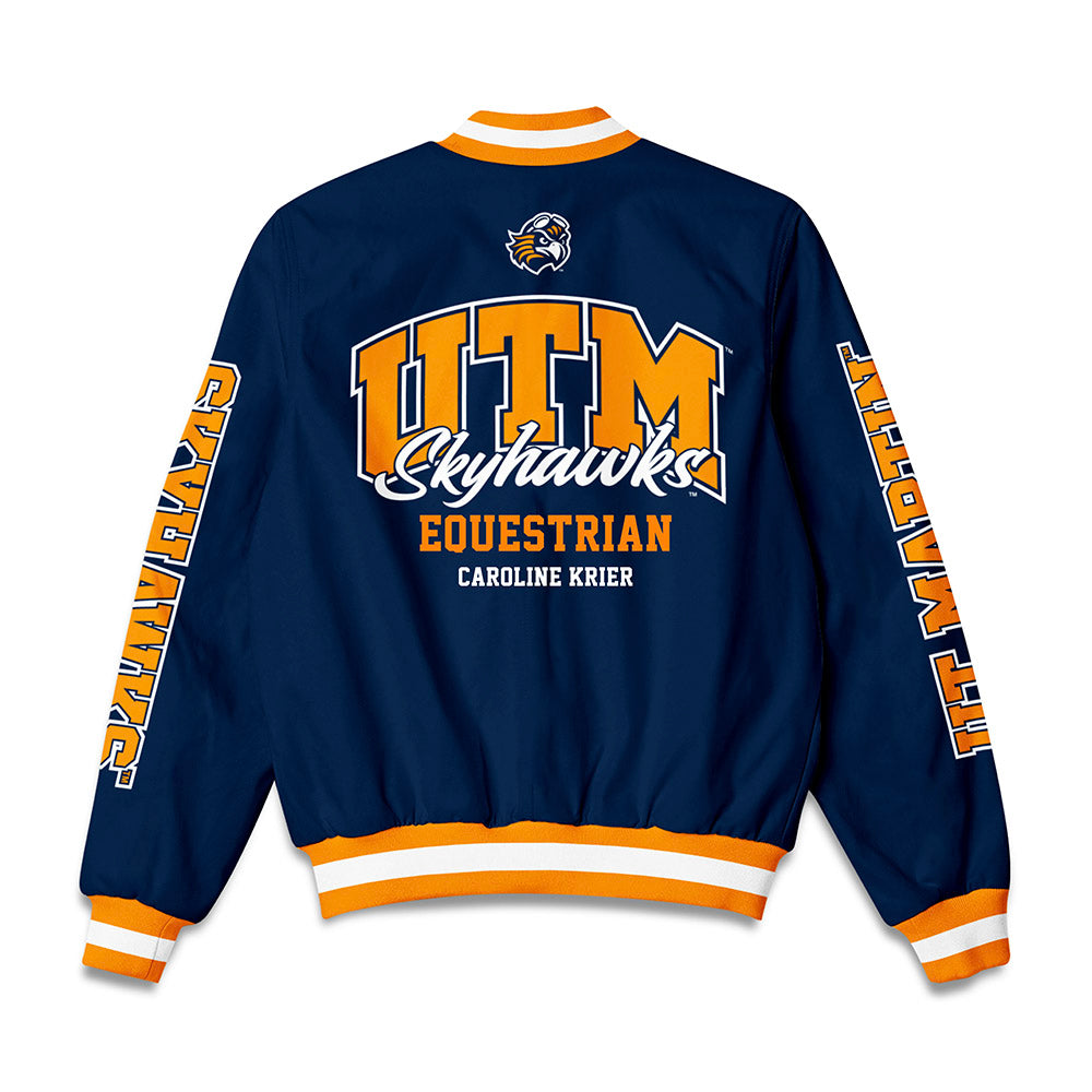 UT Martin - NCAA Equestrian : Caroline Krier - Bomber Jacket-1