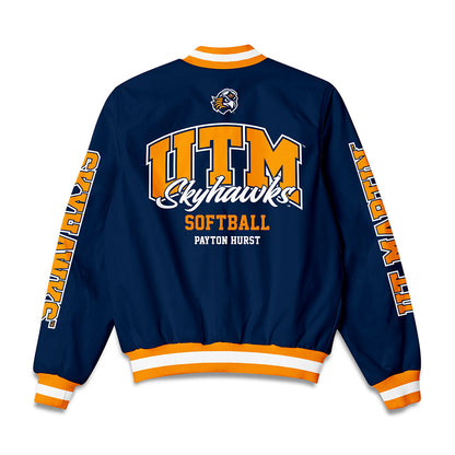 UT Martin - NCAA Softball : Payton Hurst - Bomber Jacket-1