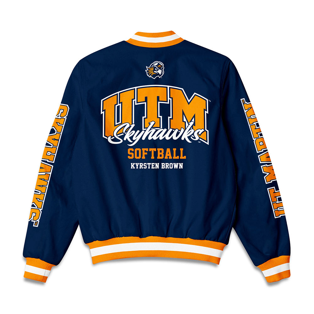  - NCAA Softball : Kyrsten Brown - Bomber Jacket-1