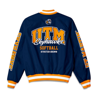  - NCAA Softball : Kyrsten Brown - Bomber Jacket-1