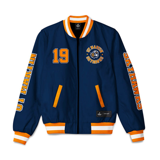 UT Martin - NCAA Baseball : Jacob Sitton - Bomber Jacket-0