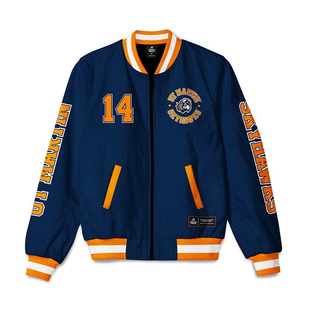 UT Martin - NCAA Baseball : Tucker Reed - Bomber Jacket
