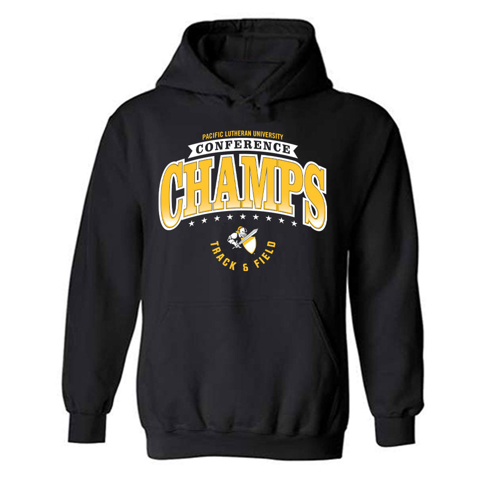 PLU - NCAA Men's Track & Field : Stefans Lusis - Classic Shersey Hooded Sweatshirt-0
