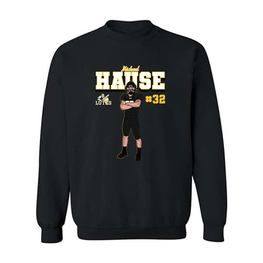 PLU - NCAA Football : Michael Hause - Crewneck Sweatshirt Individual Caricature