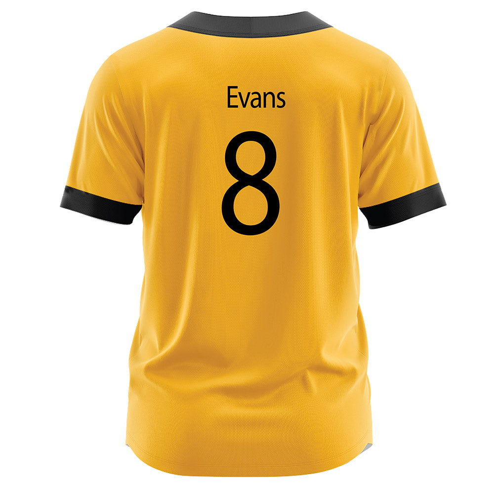 Kennesaw - NCAA Softball : Reese Evans - Gold Jersey-1