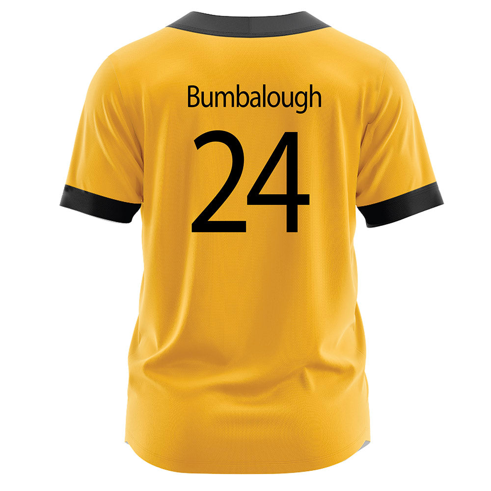 Kennesaw - NCAA Softball : Briana Bumbalough - Gold Jersey-1