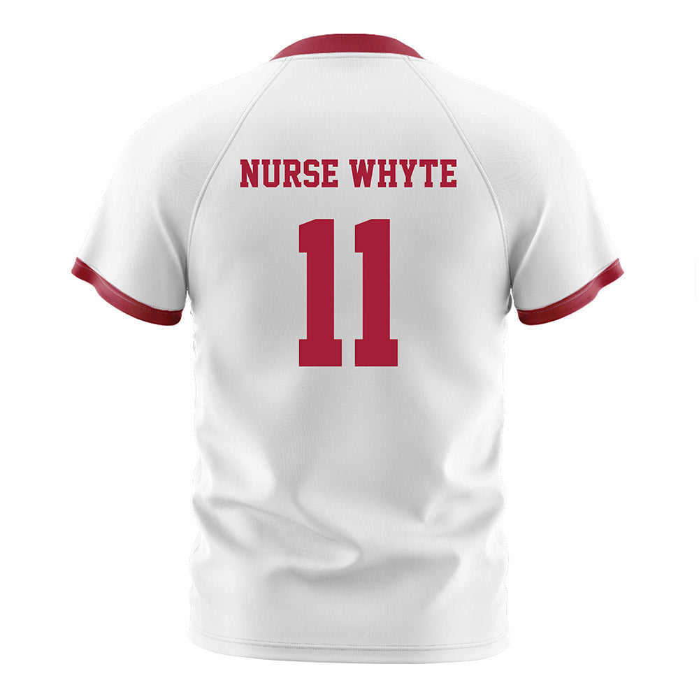Arkansas - NCAA Women's Soccer : Aniyah Nurse Whyte - White Soccer Jersey-1