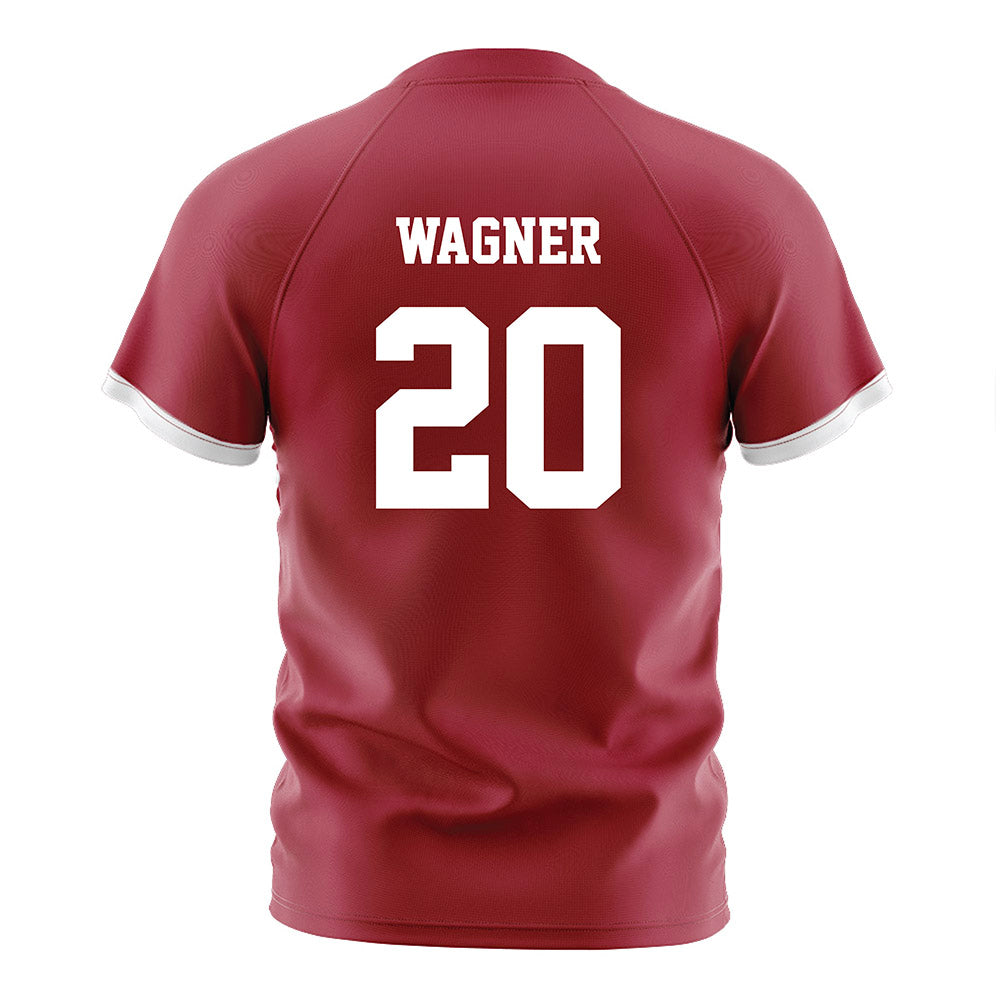 Arkansas - NCAA Women's Soccer : Natalie Wagner - Cardinal Soccer Jersey-1